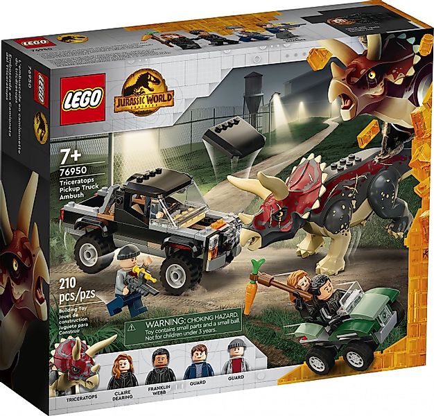 LEGO® LEGO® Jurassic World 76950 Triceratops-Angriff Konstruktionsspielstei günstig online kaufen