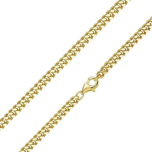 Materia Goldkette Herren breit 4mm Panzerkette günstig online kaufen