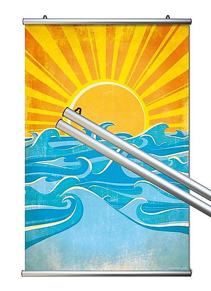 Close Up Bilderleiste Aluminium Klemmschiene Posterleiste 61 cm (Paar) günstig online kaufen