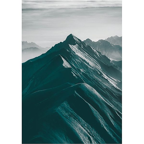 Komar Bild "Mountain Top" Natur 1 Stk. tlg. Wandbild zur Dekoration - ohne günstig online kaufen