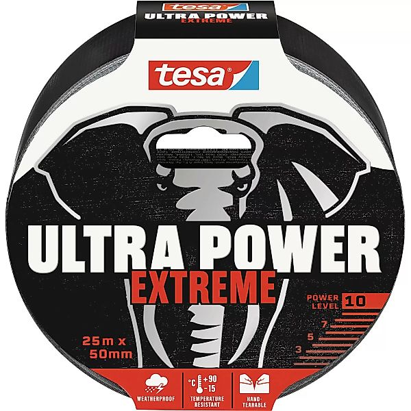 Tesa Reparaturband Ultra Power Extreme 25 m : 50 mm günstig online kaufen