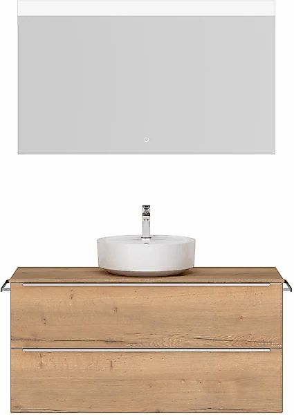 nobilia® Badmöbel-Set »Alvene« vormontiert, mit Soft-Close, 2 Stk. tlg. günstig online kaufen