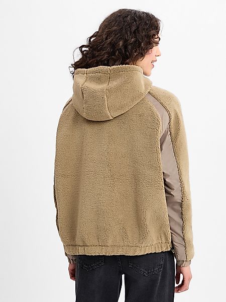 PEGADOR Sweatjacke Bonny Teddy Fabric Mix günstig online kaufen