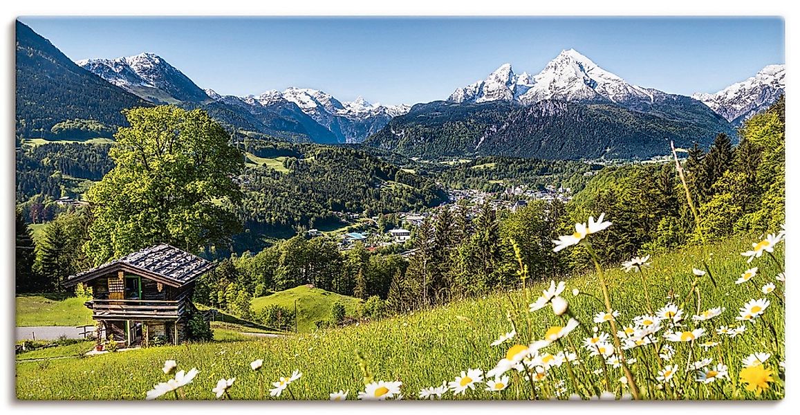 Artland Wandbild "Landschaft in den Bayerischen Alpen" Berge 1 Stk. tlg. al günstig online kaufen