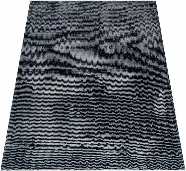 Paco Home Hochflor-Teppich »Arnheim 743«, rechteckig, 27 mm Höhe, Uni Farbe günstig online kaufen