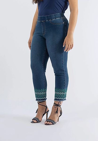 October Bequeme Jeans, mit modischen Stick-Details günstig online kaufen