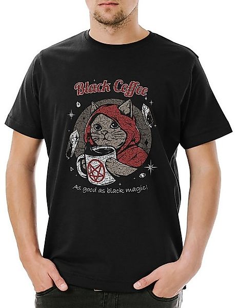 Urban Backwoods Print-Shirt Urban Backwoods Black Coffee Magic Herren T-Shi günstig online kaufen