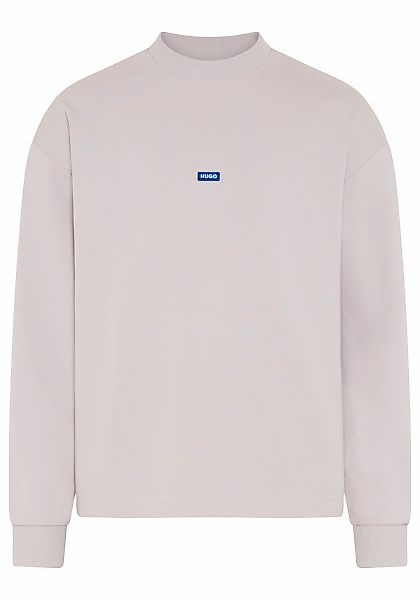 HUGO Blue Sweatshirt "Nedro", Rundhalsausschnitt, Regular Fit, Logo-Patch günstig online kaufen