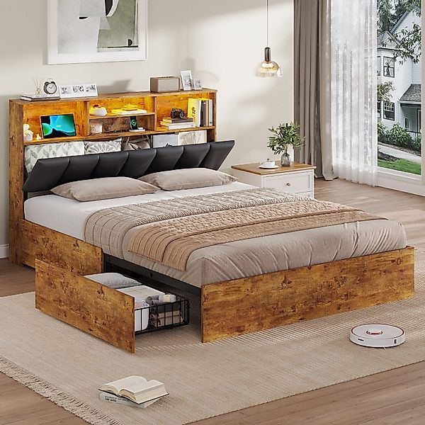 MSMASK Polsterbett Jugendbett, 140×200 cm mit günstig online kaufen