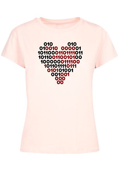 F4NT4STIC T-Shirt "I love you 01001001 Binary Code Herz Valentinstag", Prem günstig online kaufen