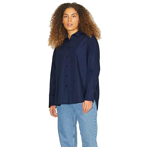 Jjxx Jamie Relaxed Poplin Langarm Hemd L Navy Blazer günstig online kaufen