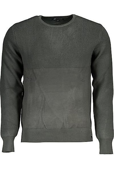 U.S. GRAND POLO Strickpullover Herren Langarmshirt Grün mit Rundhals & Kont günstig online kaufen