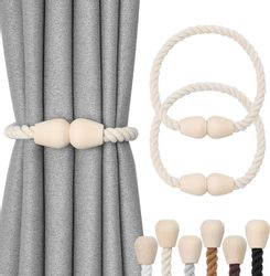 BYSURE Raffhalter, Handgewebte Vorhangbinder aus Baumwolle günstig online kaufen