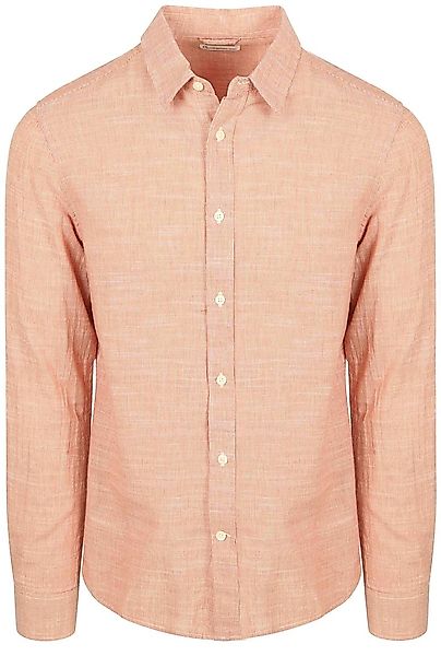 Knowledge Cotton Apparel Shirt Roter Streifen - Größe M günstig online kaufen