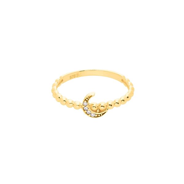Suzan Gold Goldring Moonlight Ring, Gelbgold günstig online kaufen