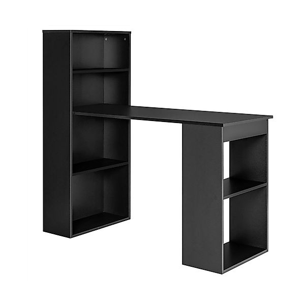 COSTWAY Schreibtisch, mit Bücherregal & 6 günstig online kaufen