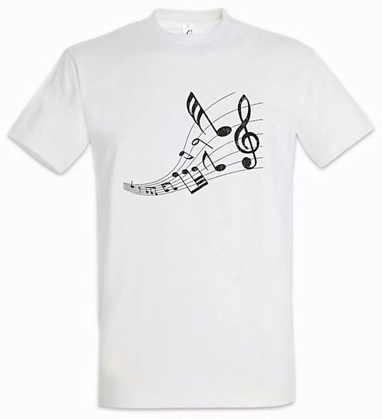 Urban Backwoods Print-Shirt Music Notes Herren T-Shirt Musiklehrer Musik Te günstig online kaufen