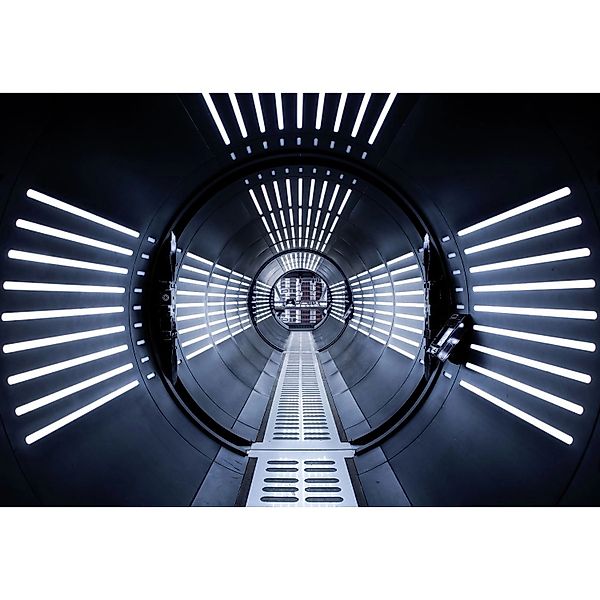 Disney Fototapete Star Wars - Tunnel Antrazitgrau 368 x 254 cm 612217 günstig online kaufen