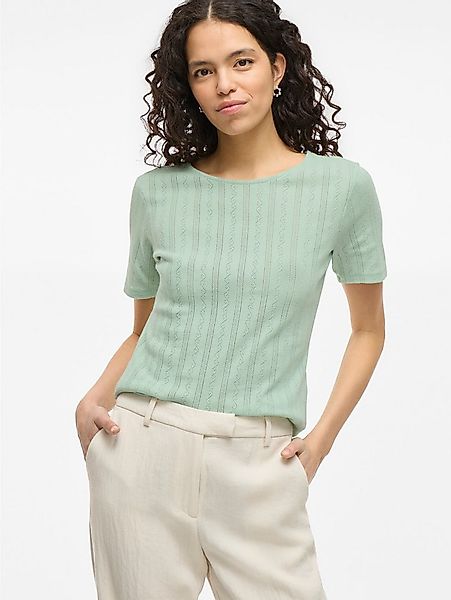 Vila Kurzarmshirt VIKASSIE S/S POINTELLE TOP - NOOS günstig online kaufen