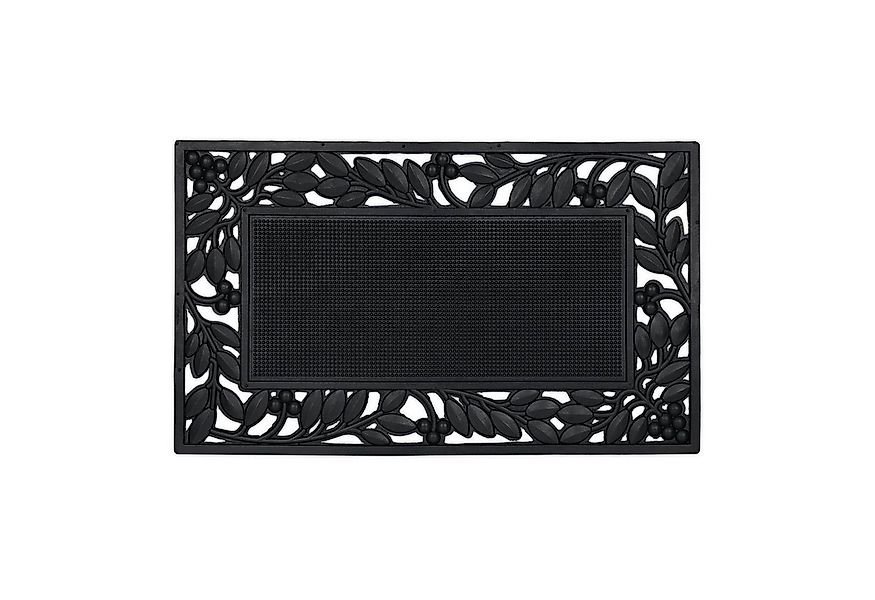 relaxdays Fußmatte mit Blättermotiv, Höhe: 10 mm günstig online kaufen