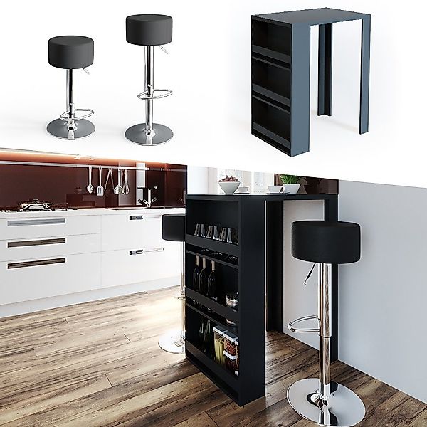 Vicco Bartisch, Anthrazit, 57 x 80 günstig online kaufen