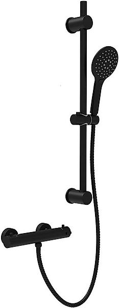Schütte Duschsystem BLACK, Höhe 70 cm, 3 Strahlart(en), Überkopfbrauseset m günstig online kaufen
