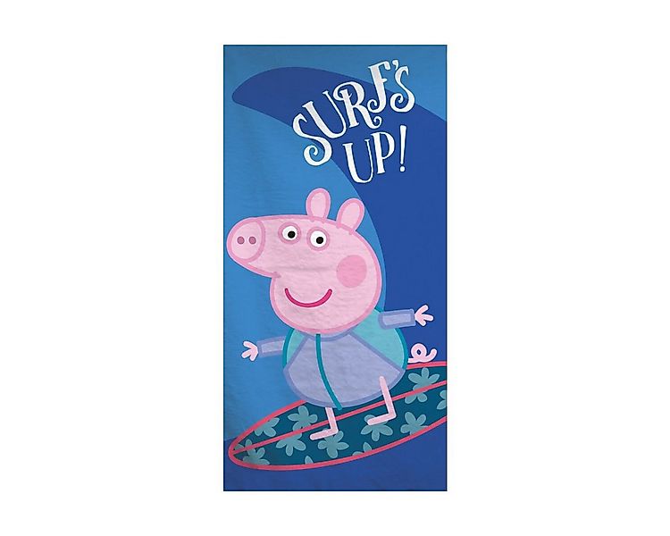 Peppa Pig Badetücher Peppa Wutz Badetuch 70x140cm – Surf Strandtuch Design, günstig online kaufen
