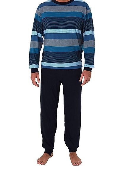 Normann Care Pyjama Herren Pflegeoverall langarm mit Reissverschluss am Rüc günstig online kaufen