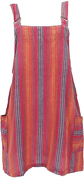 Guru-Shop Minirock Gestreifter Boho Latzrock, Trägerkleid,.. alternative Be günstig online kaufen