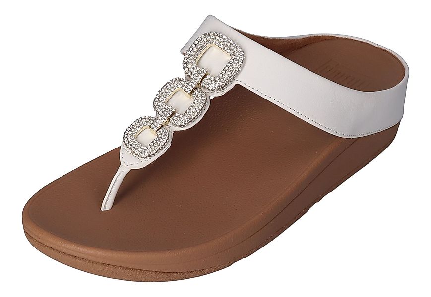 Fitflop FINO Crystal-Chain Leather Zehentrenner Urban günstig online kaufen