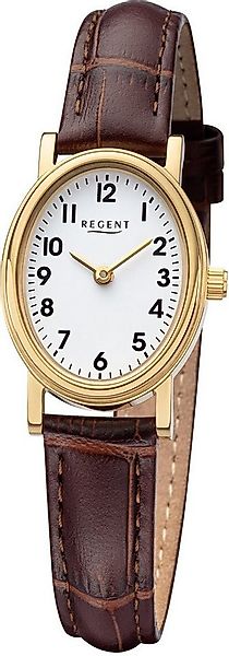 Regent Quarzuhr F1306 - 3235.45.19, Armbanduhr, Damenuhr, Mineralglas, Lede günstig online kaufen