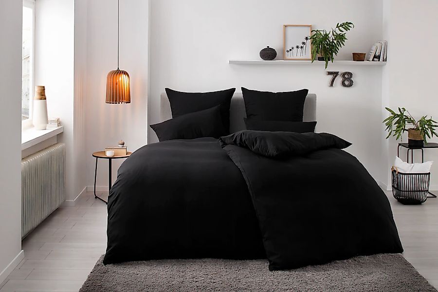 OTTO home Bettwäsche "Desner" 3 Stk. tlg. Premium Qualität, 100 % Polyester günstig online kaufen