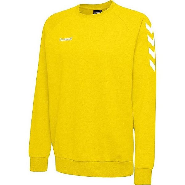 hummel Fleecepullover Hummel Herren Pullover Go Cotton Logo Sweatshirt 2035 günstig online kaufen