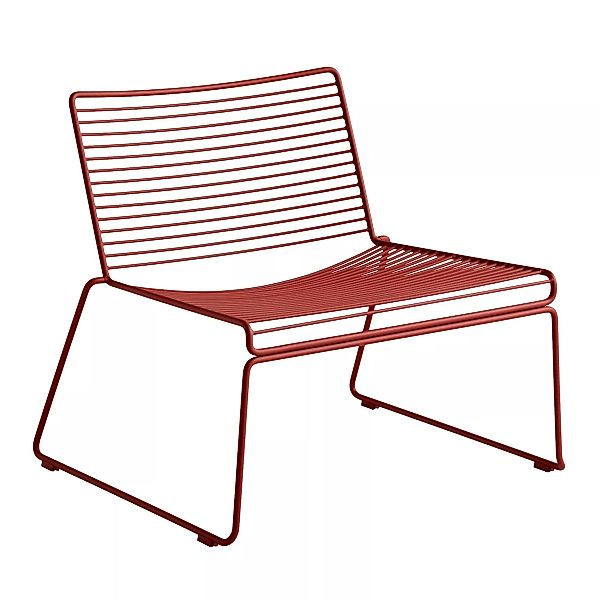 HAY - Hee Lounge Stuhl - rost/pulverbeschichtet/BxHxT 72x67x67cm/für Innen- günstig online kaufen