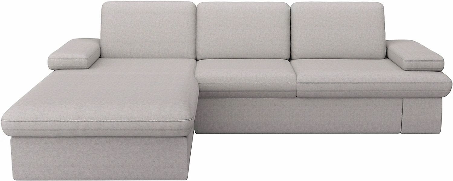 sit&more Ecksofa "Moreno L-Form, B: 247 cm" mit Armteilverstellung, optiona günstig online kaufen