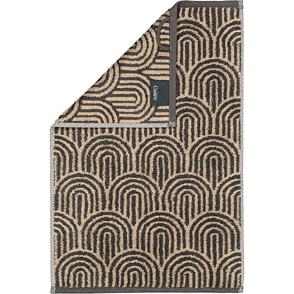 Cawö Handtücher Maison Bögen 6268 - Farbe: basalt - 37 - Gästetuch 30x50 cm günstig online kaufen