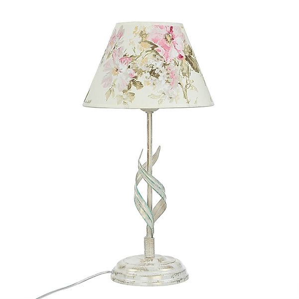 Licht-Erlebnisse Nachttischlampe LOREN, ohne Leuchtmittel, Shabby günstig online kaufen