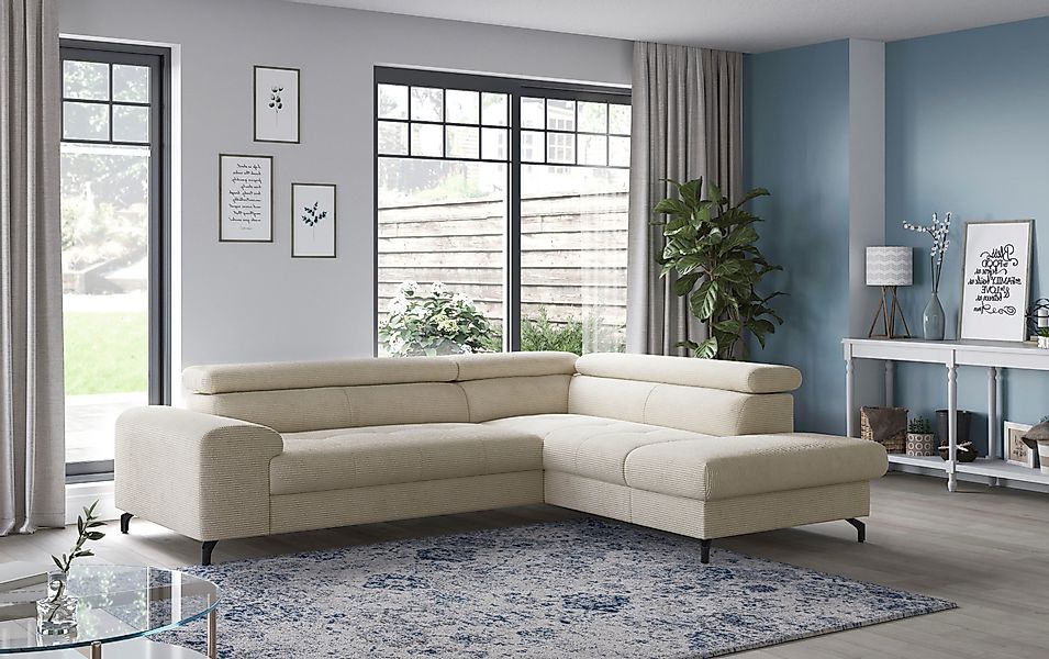 COTTA Ecksofa Aura L-Form, mit Schlaffunktion, günstig online kaufen
