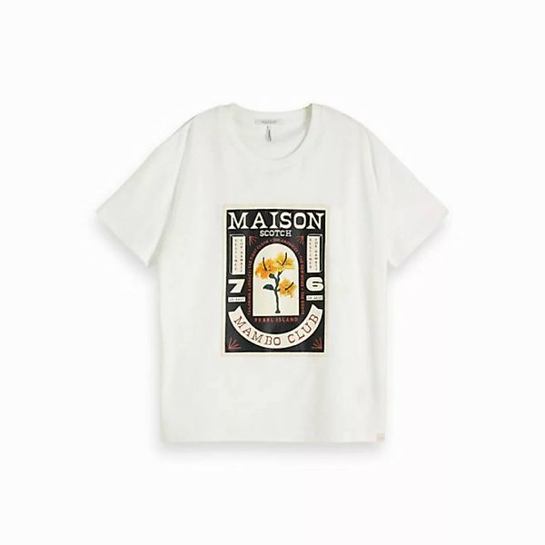 Maison Scotch T-Shirt Maison Scotch Damen T-Shirt Oversized Patched Tee 156 günstig online kaufen