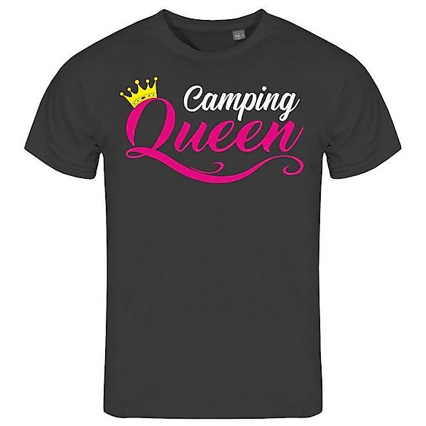 deinshirt Print-Shirt Herren T-Shirt Camping Queen Funshirt mit Motiv günstig online kaufen