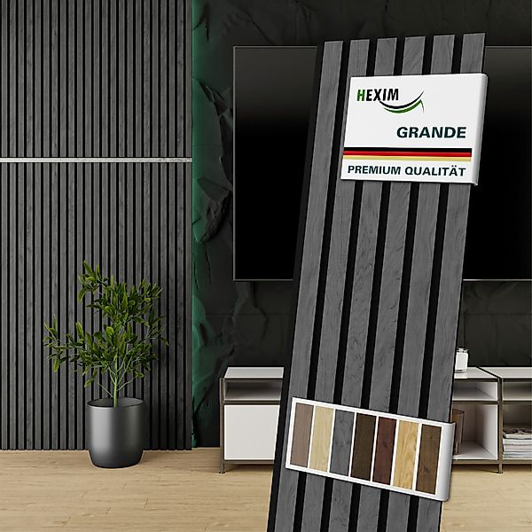 Hexim Wandpaneel, (Akustikpaneele 4 Stück 140x30cm günstig online kaufen