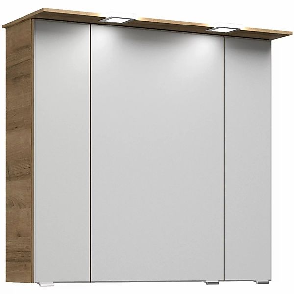 Pelipal Spiegelschrank Trentino Riviera Eiche quer Nachbildung 75 cm günstig online kaufen