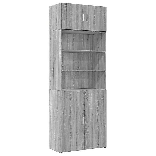 vidaXL Schrankmodule Hochschrank Grau Sonoma 80x42,5x225 cm Holzwerkstoff günstig online kaufen