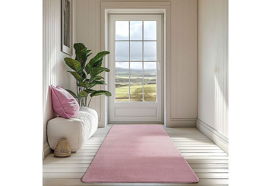 SIMPEX24 Teppich Unicolor - Einfarbig, Läufer, Höhe: 11 mm, Perfekt geeigne günstig online kaufen