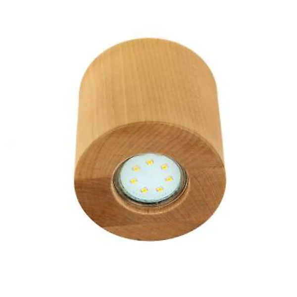 Deckenlampe Holz Ø10cm klein rund GU10 Modern günstig online kaufen