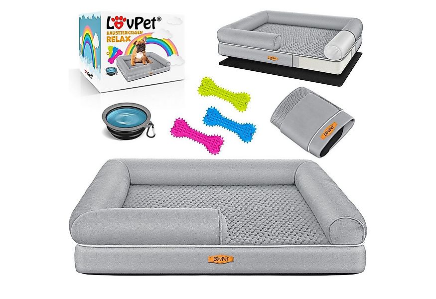 Lovpet Tierbett, Orthopädisches Hundebett Hundekissen Hundekorb Relax günstig online kaufen
