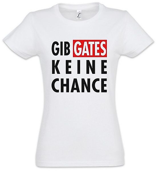 Urban Backwoods Print-Shirt Gib Gates Keine Chance Damen T-Shirt Software M günstig online kaufen