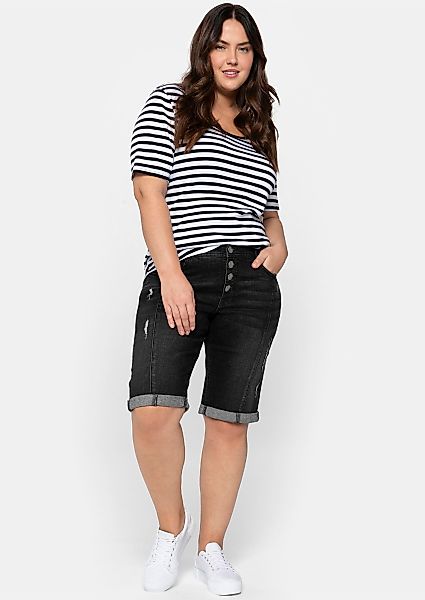 Sheego Jeansshorts Jeansbermudas günstig online kaufen