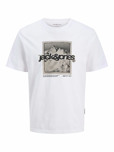 Jack & Jones PlusSize Kurzarmshirt "JCOFLARE BRANDING TEE SS CREW NECK PLS" günstig online kaufen