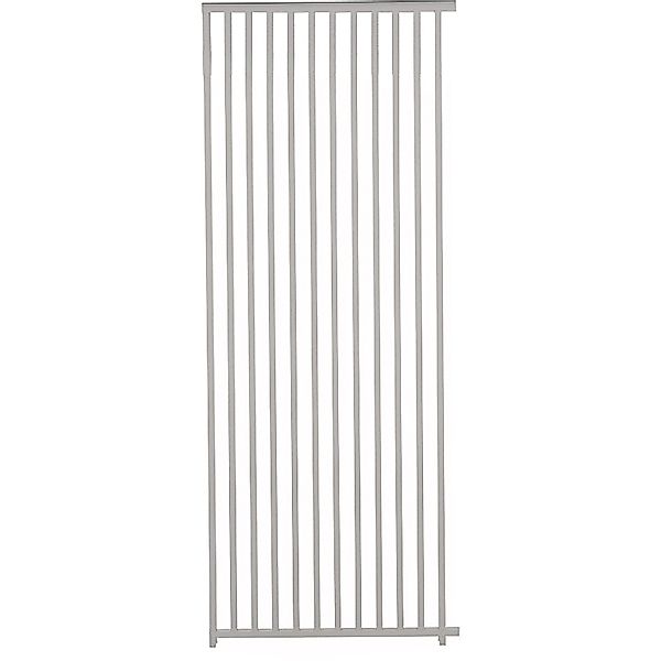 Mirador Lamellenwand Vertikal 123 cm x 235 cm Hellgrau günstig online kaufen